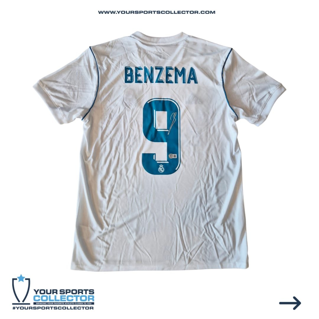 Karim Benzema Signed Real Madrid Jersey