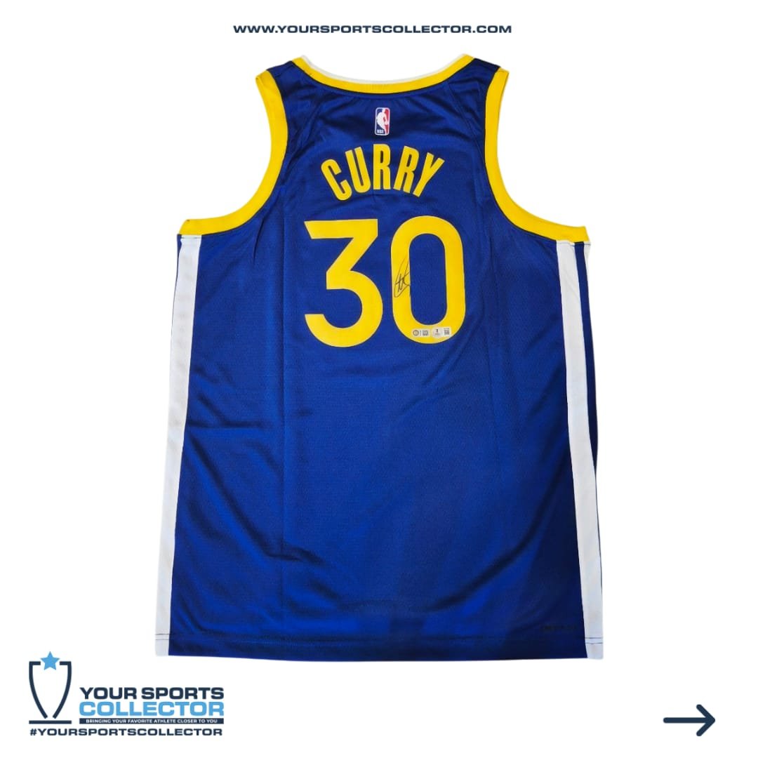 Stephen Curry Signed Golden State Warriors Jersey