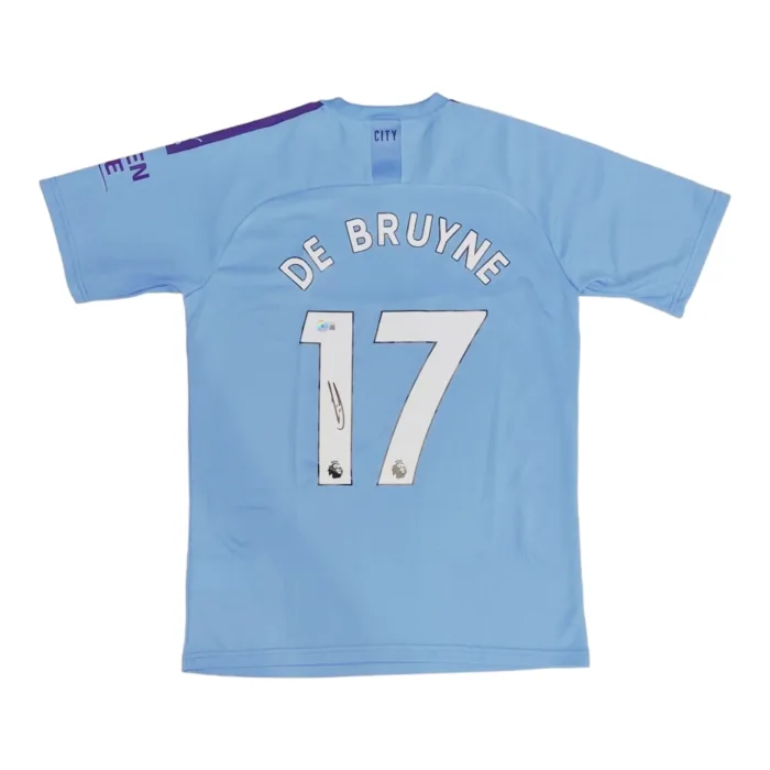 Kevin De Bruyne Signed Manchester City Jersey