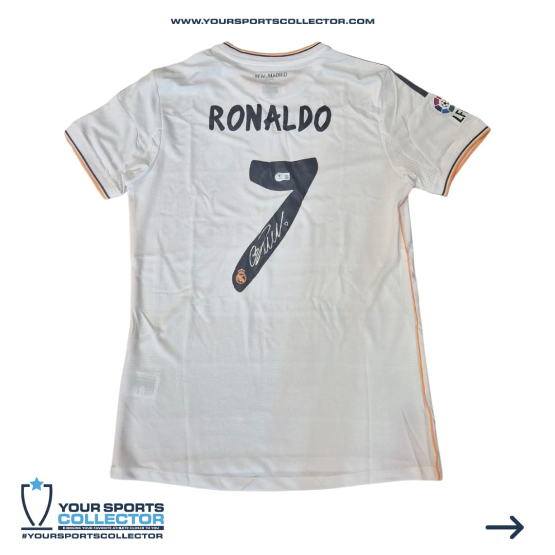 Cristiano Ronaldo Signed 2013/2014 Real Madrid Jersey