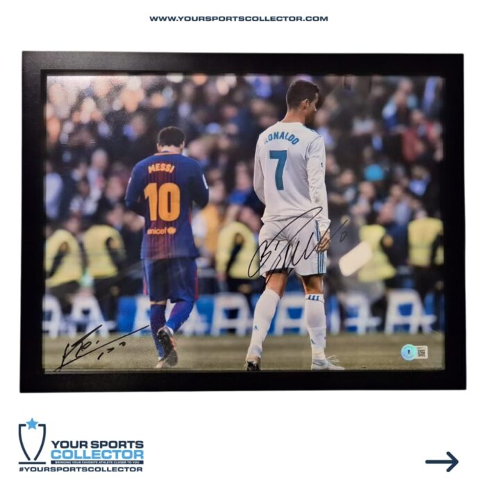 Cristiano Ronaldo & Lionel Messi Signed Photograph