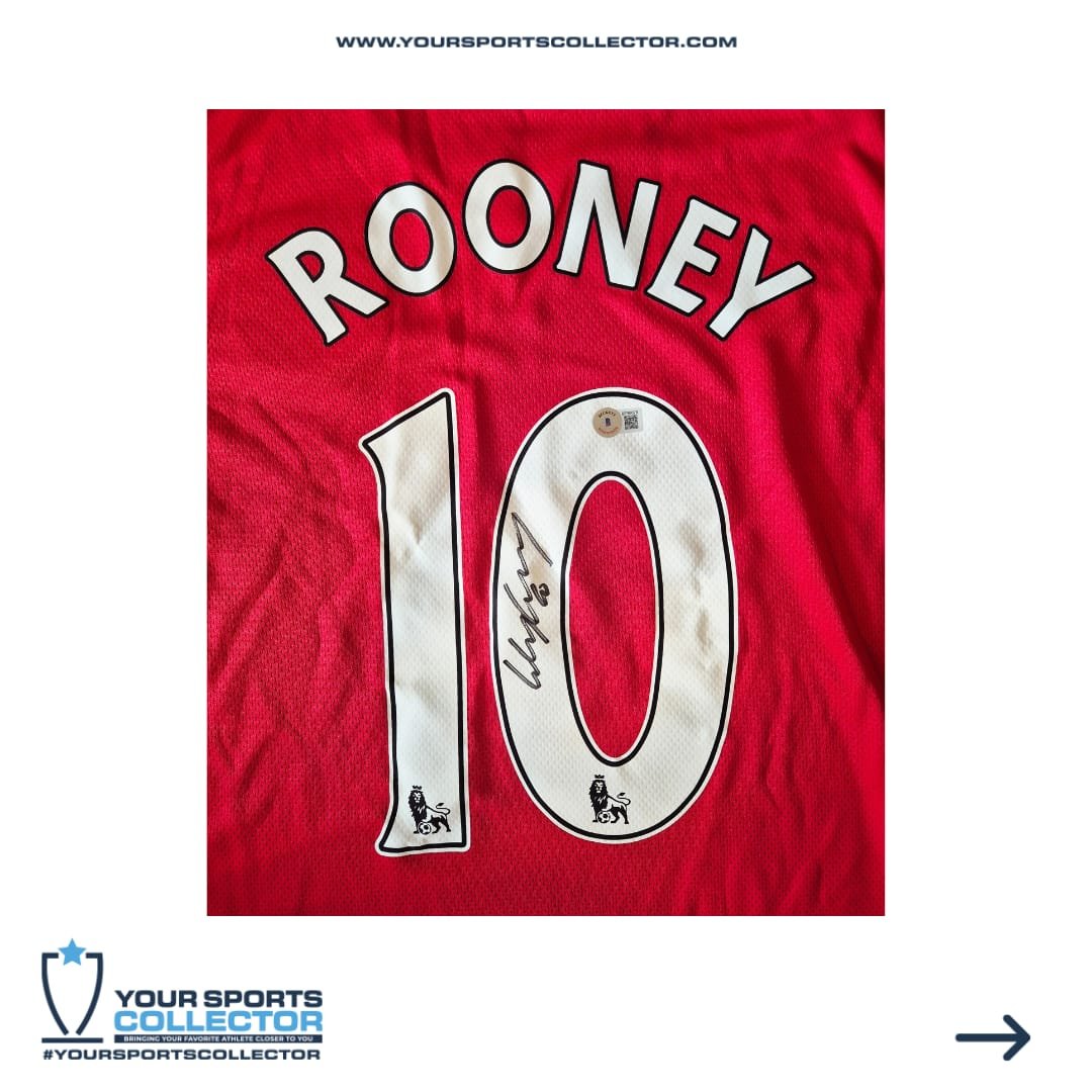 Wayne Rooney Signed 2007/2008 Manchester United Jersey - Image 3