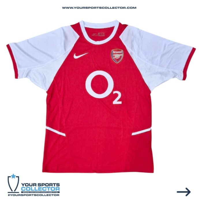 Dennis Bergkamp Signed Arsenal Jersey - Image 2