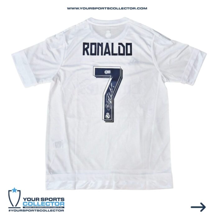 Cristiano Ronaldo Signed 2015/2016 Real Madrid Jersey