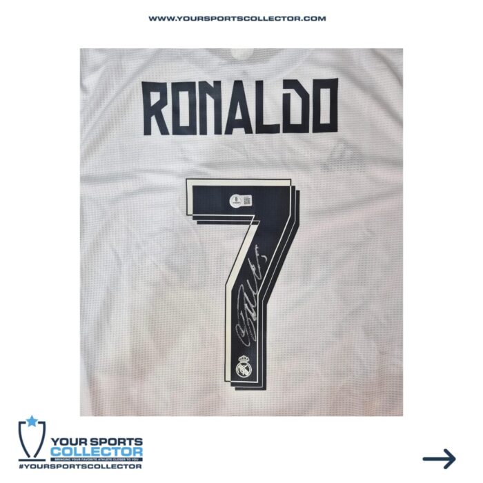 Cristiano Ronaldo Signed 2015/2016 Real Madrid Jersey - Image 3