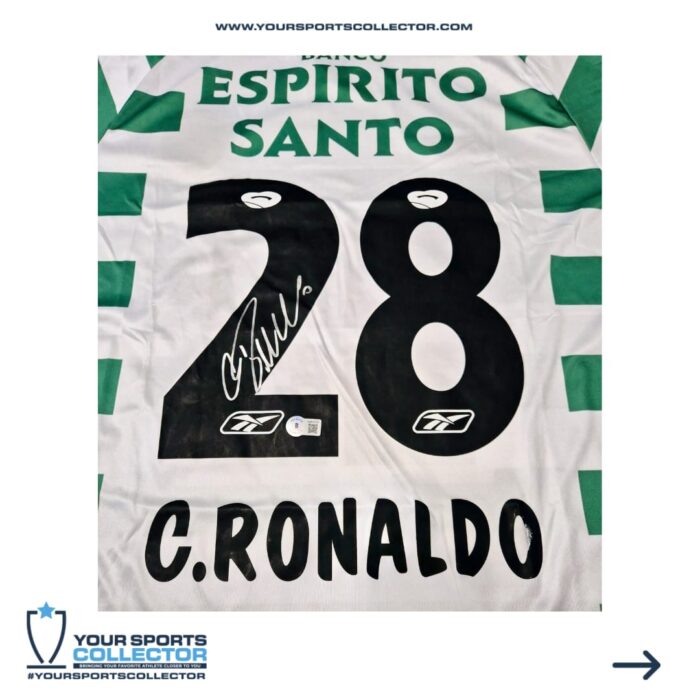 Cristiano Ronaldo Signed Sporting Lisbon Jersey - Image 3