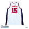 Magic Johnson Signed 1992 Team USA Olympics Jersey - Image 2