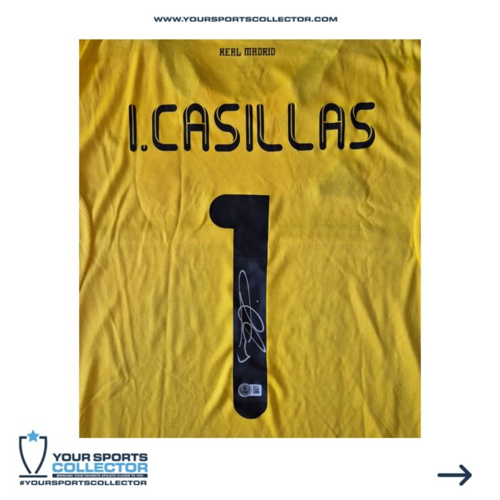 Iker Casillas Signed Real Madrid Jersey - Image 3