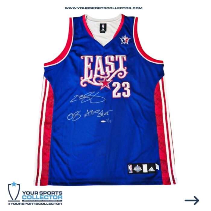 Lebron James Signed 2008 Eastern Conference All Star Jersey. LE 6/23