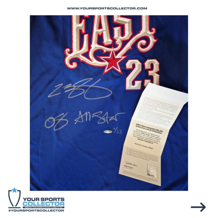 Lebron James Signed 2008 Eastern Conference All Star Jersey. LE 6/23 - Image 3