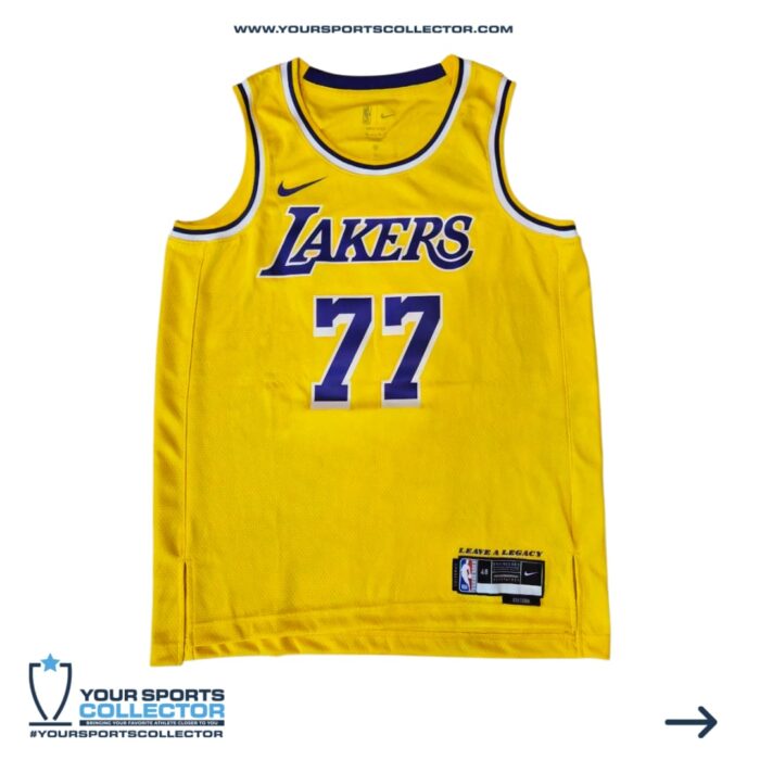 Luka Doncic Signed Los Angeles Lakers Jersey - Image 2