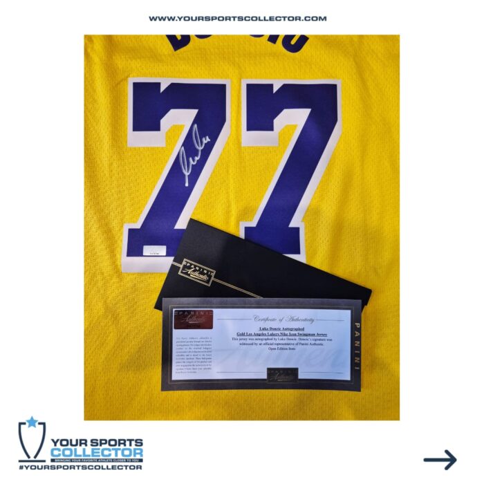 Luka Doncic Signed Los Angeles Lakers Jersey - Image 3