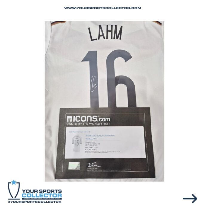 Philipp Lahm Signed 2014 Germany World Cup Jersey - Image 3