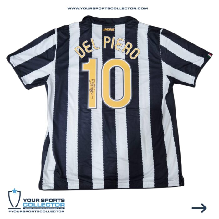 Alessandro Del Piero Signed 2010-2011 Juventus Jersey