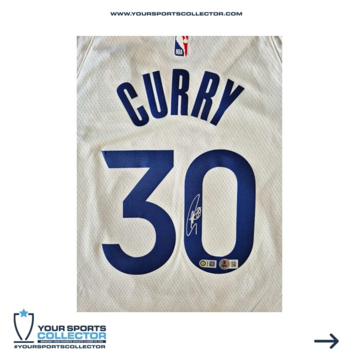 Stephen Curry Signed Golden State Warriors Home Jersey - Image 3