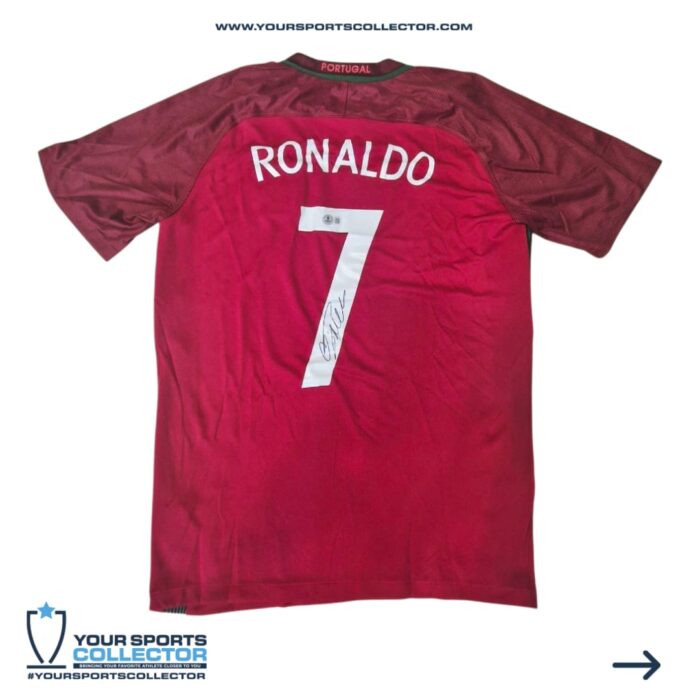Cristiano Ronaldo Signed 2016 Portugal Jersey