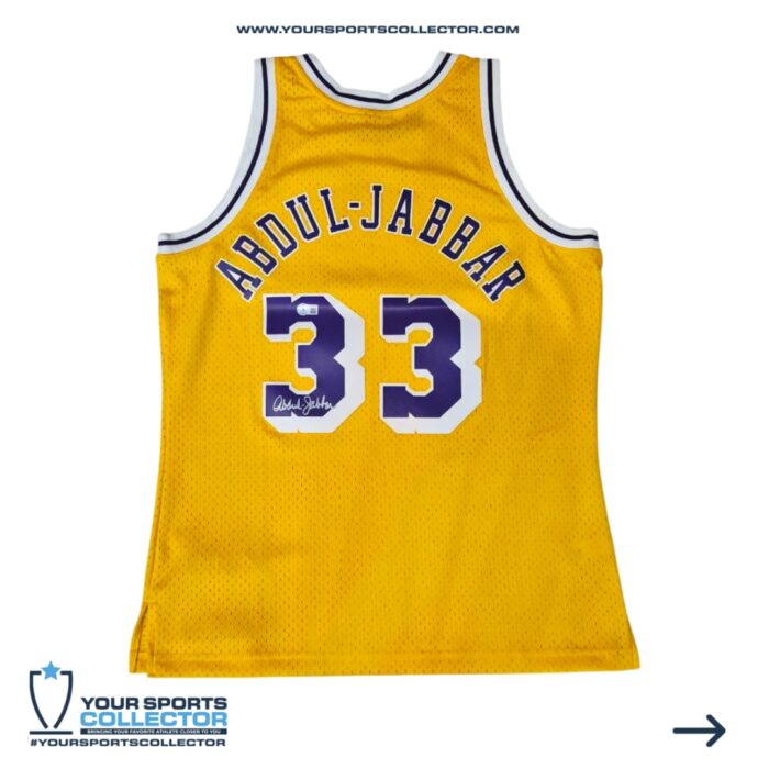 Kareem Abdul Jabbar Signed Los Angeles Lakers Jersey