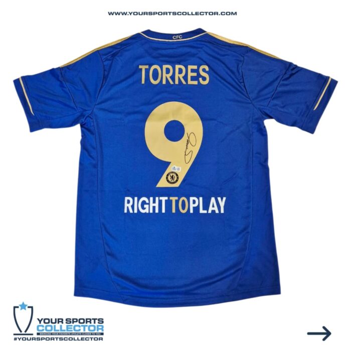 Fernando Torres Signed Chelsea Jersey
