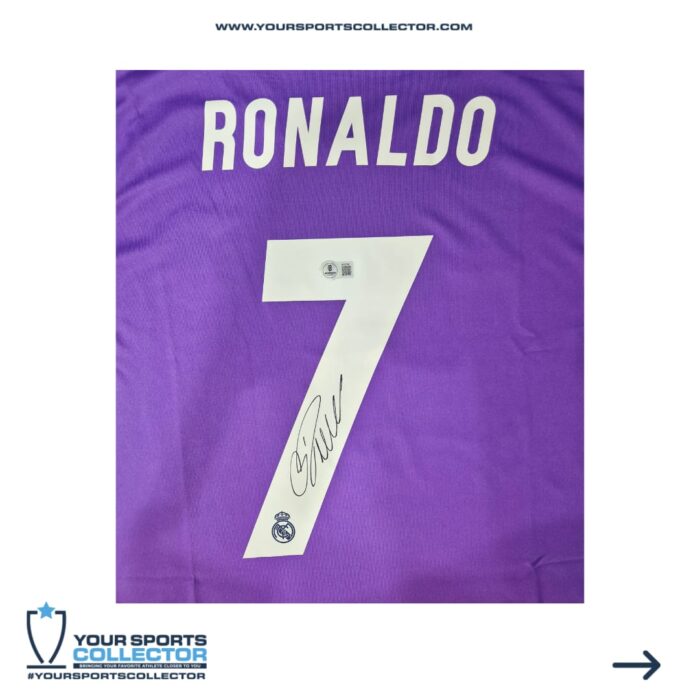 Cristiano Ronaldo Signed 2017 Real Madrid Champions League Final Jersey - Image 3
