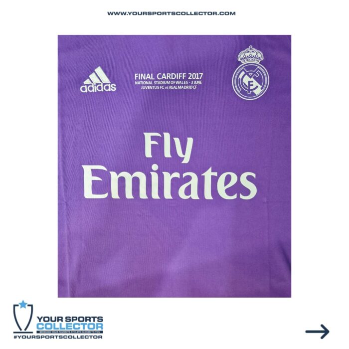 Cristiano Ronaldo Signed 2017 Real Madrid Champions League Final Jersey - Image 4