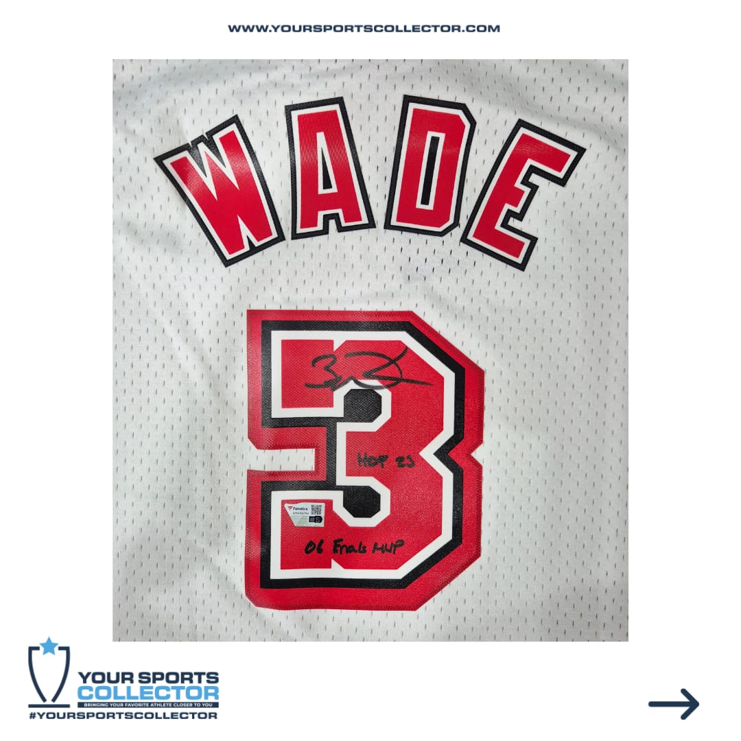 Dwayne Wade Signed 2007-2008 Miami Heat Jersey - Image 3