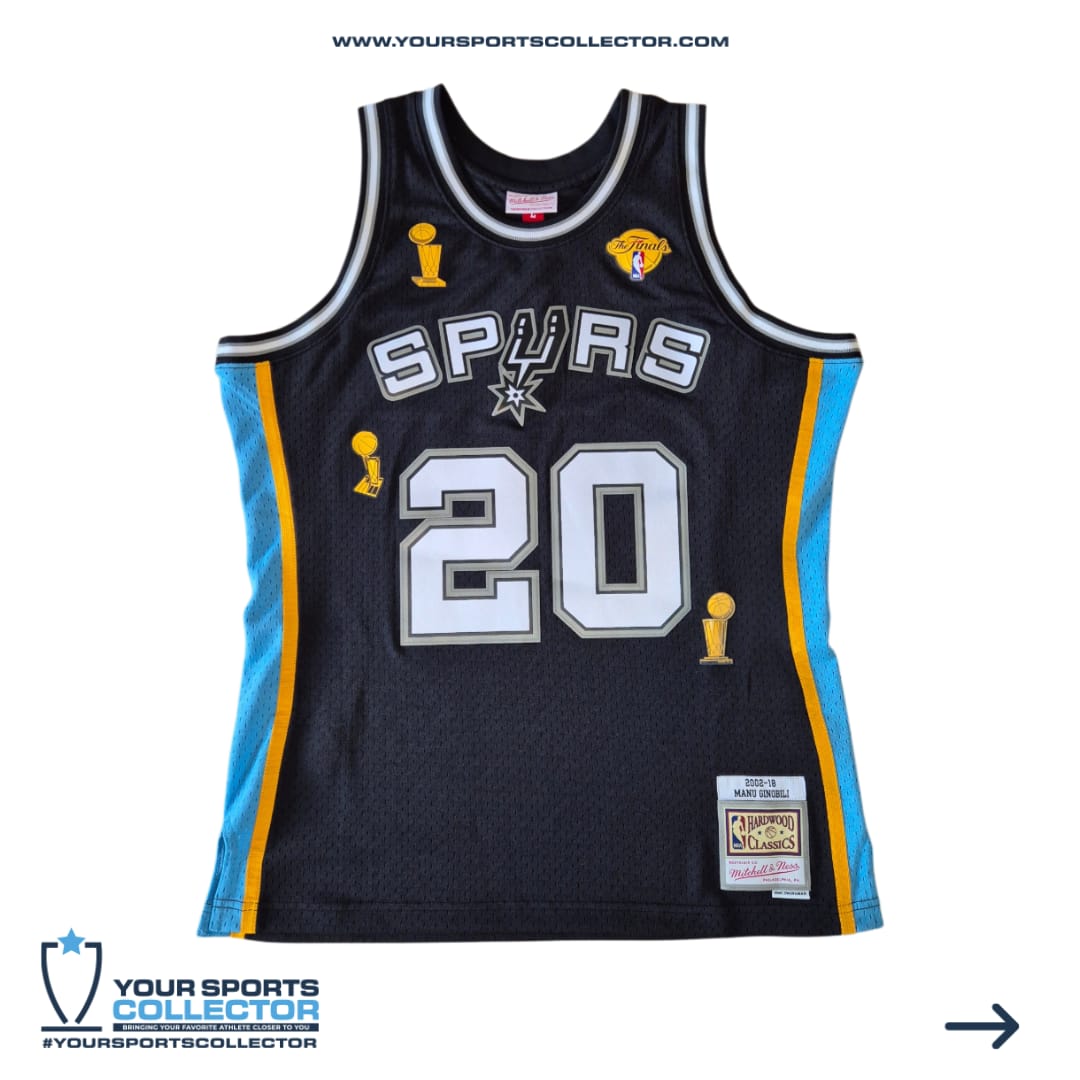 Manu Ginobili Signed Special Edition San Antonio Spurs Jersey - Image 2