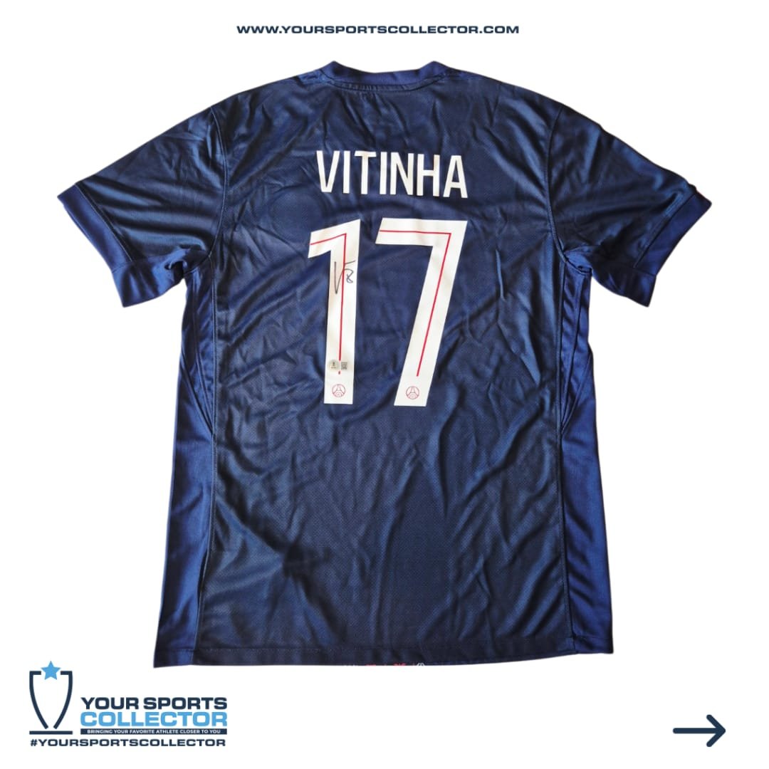 Vitinha Signed Paris Saint Germain Jersey