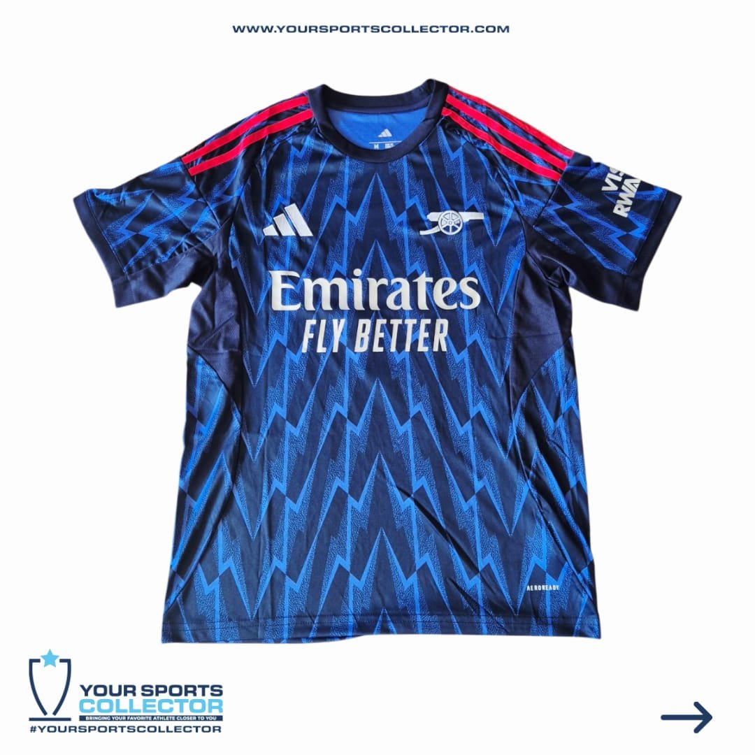 Bukayo Saka Signed 2025/2026 Arsenal Away Jersey - Image 2