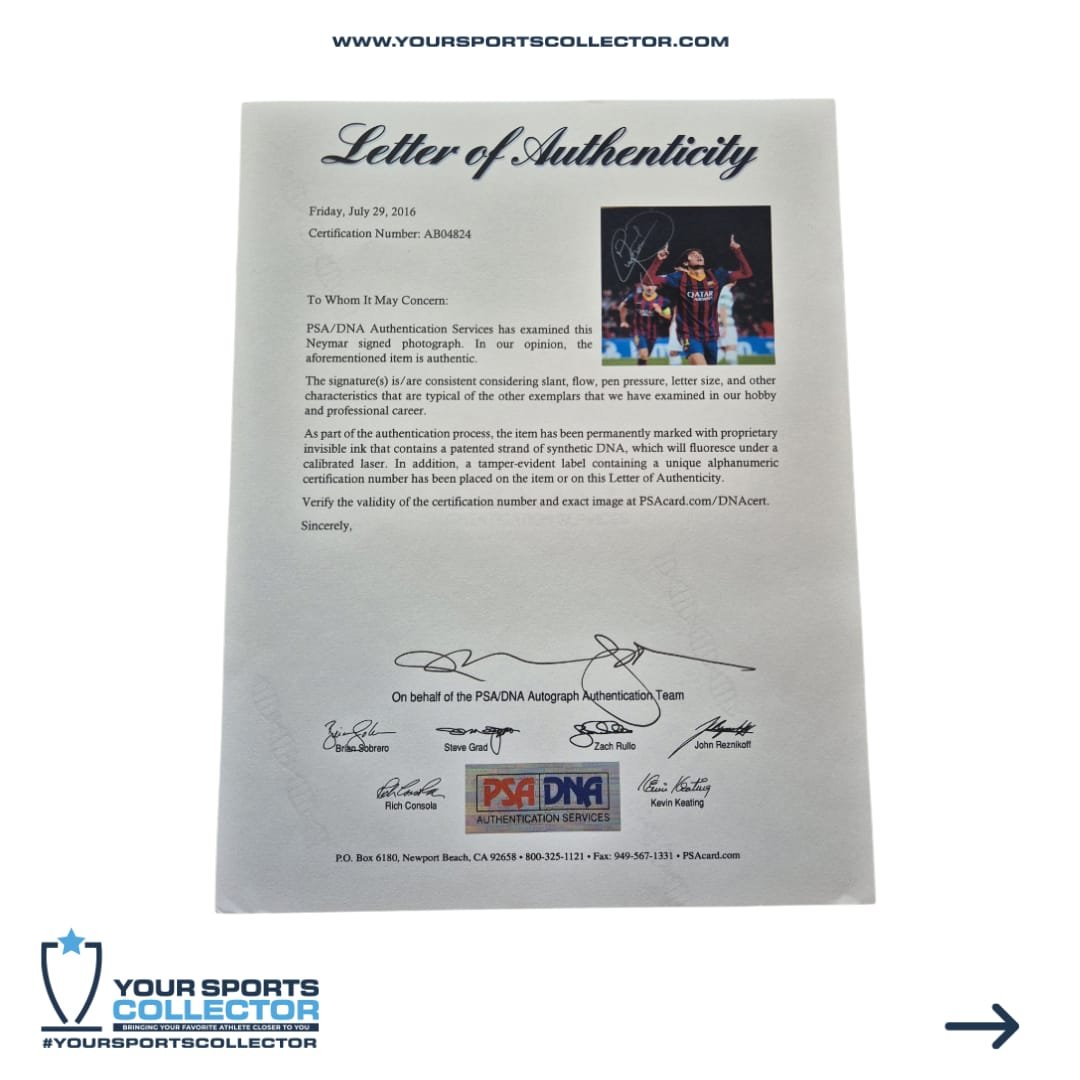Neymar Jr Signed Barcelona Photograph - Image 2